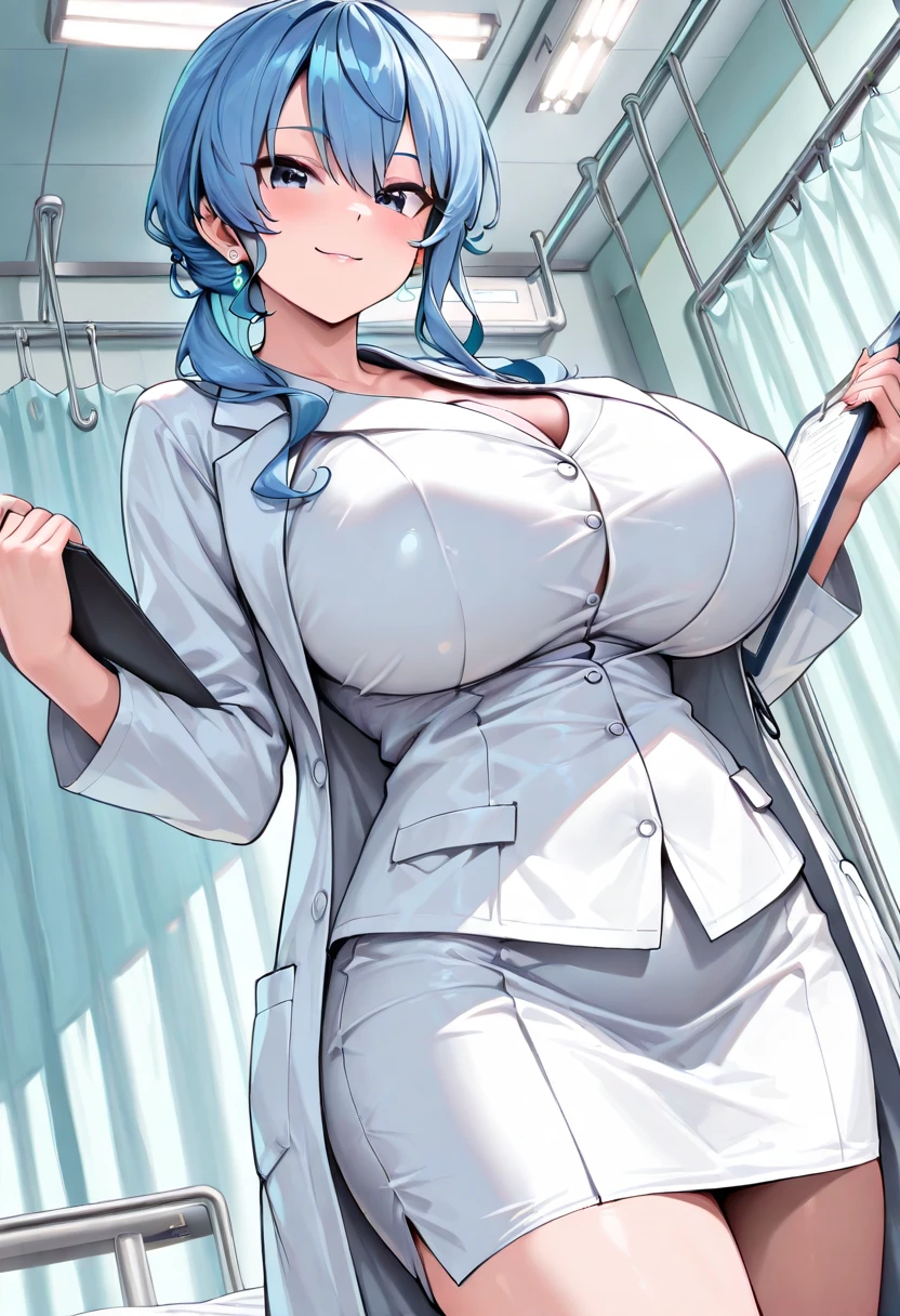 nurse uniform,hospital, latex nurse suit,nurses,busty,elbow gloves,labcoat,white hair woman,white eyes , gigantic ,medical instruments,asian nurse,two nurses,speculum,examination room,oversize ,big ass ,strap on, lay on table ,legs spreaded,giving birth,gyno chair , dentist,Milf,latex,grey uniform