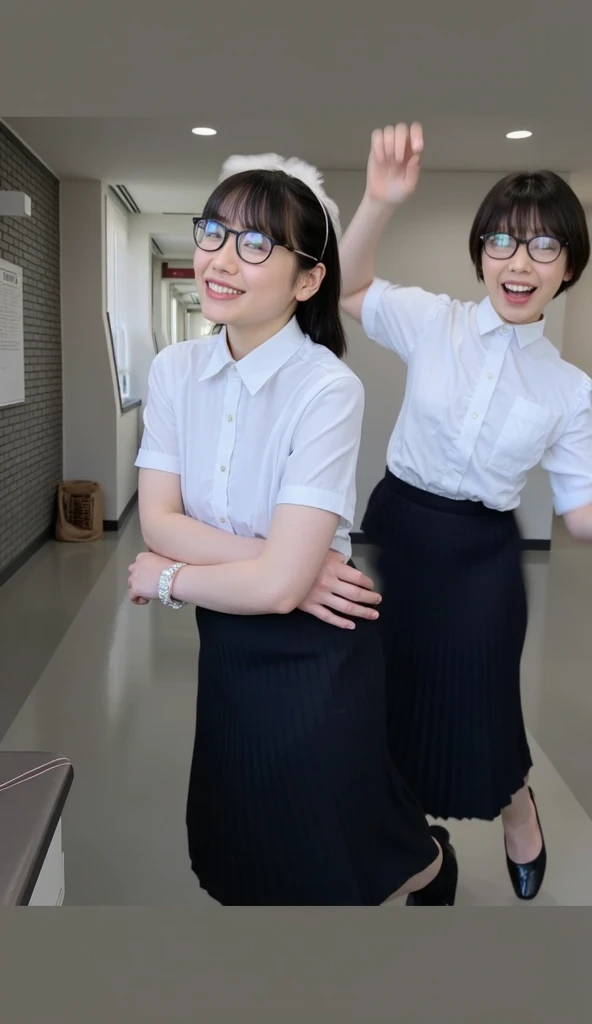 (8K、Best image quality、Highest quality、最High resolution、masterpiece、Familiar、Actual Photos、Professional photography、Realistic、High resolution、CG unity、wallpaper、超High resolution、Soft lighting、Film Grain、Fujifilm XT3、Written boundary depth、Sharp focus、35mm lens focal length)、(Beautiful Japanese Mature)、44 years old、We have three、(Looking at the camera)、Laughter、(Short bob cut hair or long curly hair)、(Light brown or blonde hair)、(She blushed、wearing heavy makeup..)、(Whether you wear glasses)、(Are you thin?、Or are you fat??:1.3)、(Are your breasts small?、Or is it big??:1.3)、(Wearing pink patterned lingerie and light blue bra and panties)、(Garter belt or stockings)、(She is wearing a white blouse or a floral tank top。。.)、(She wears a plaid miniskirt or a white frilly skirt..)、((She lifts her skirt to reveal her panties.:1.3))、Wearing high heels or leather shoes、((Daytime、The three of us are walking down a very narrow alley...))、((show off nipple)), (Feeling embarrassed, (blush:1.2), (Embarrassed expression:1.5)