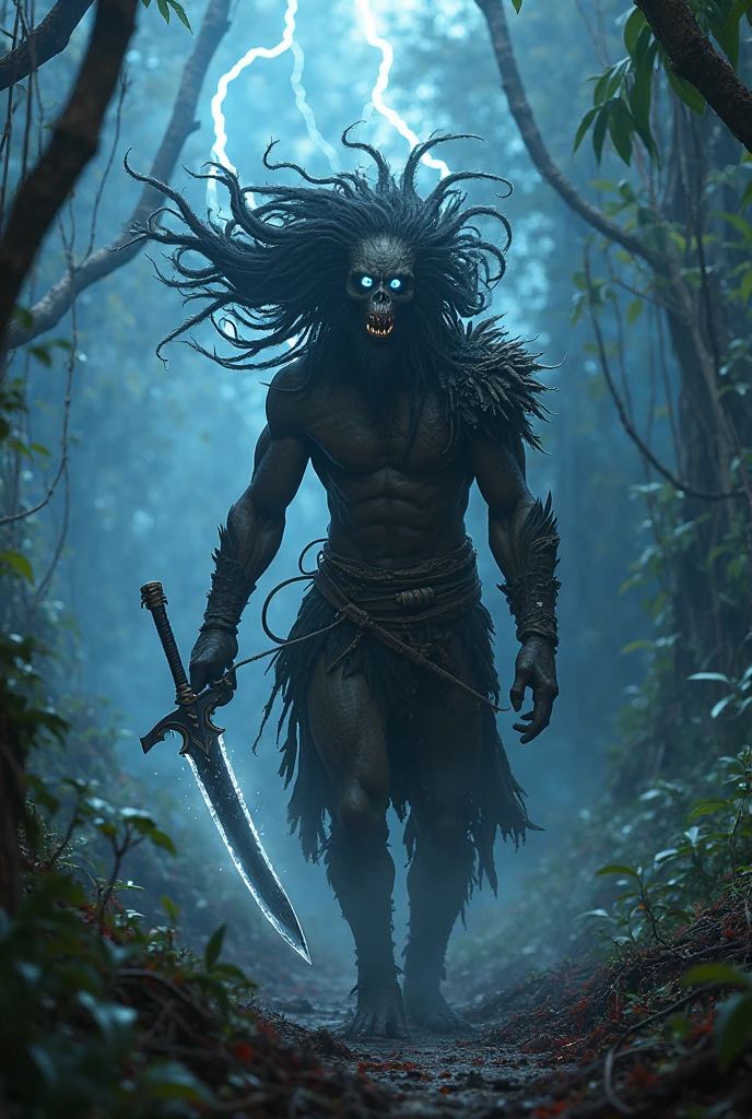 Special force ghost warrior soldier from Papua New Guinea