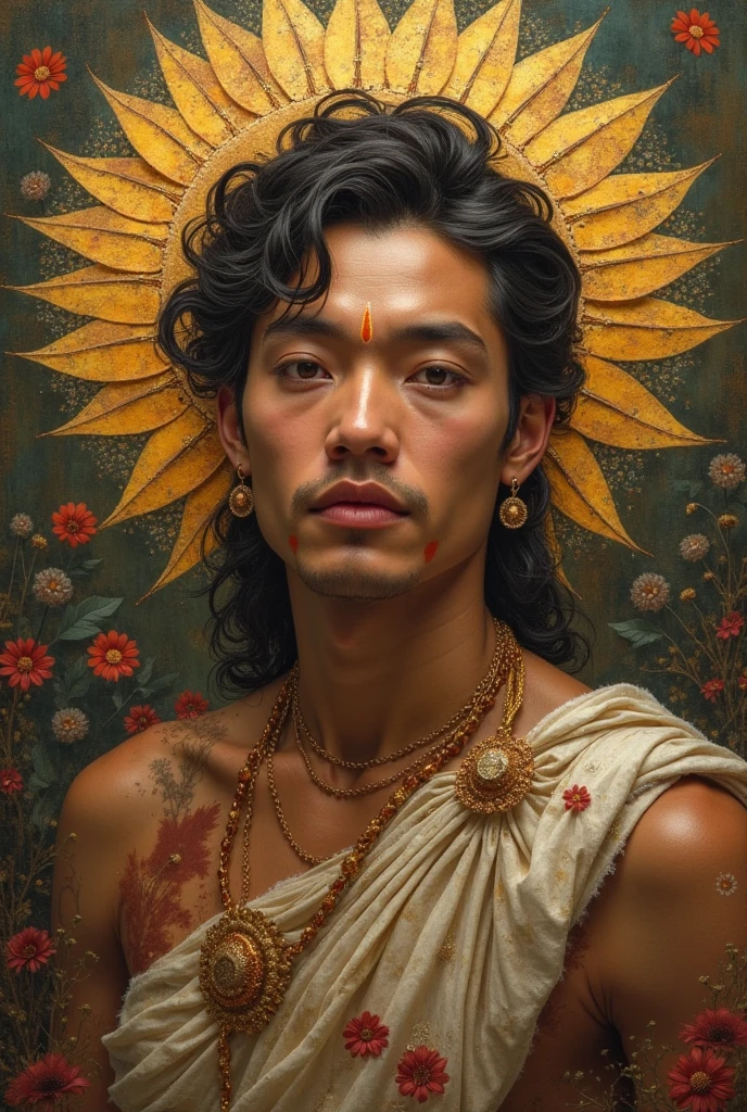 multi-eyed male deity and gold tattoos --auto --s2