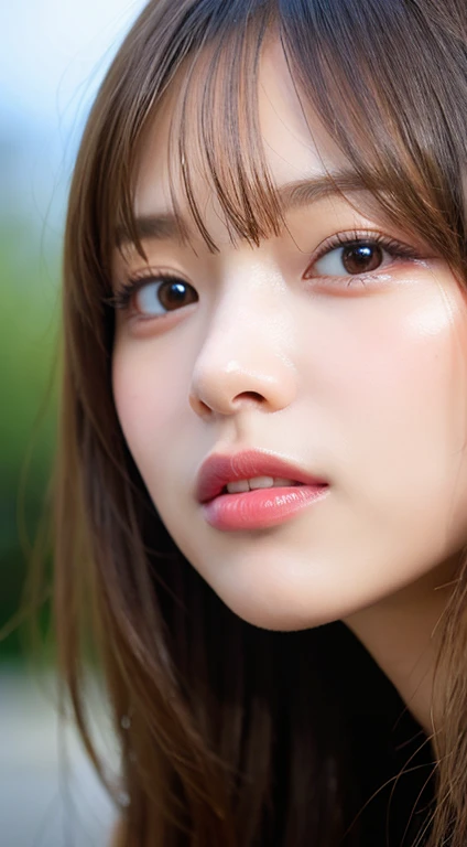 (masterpiece),(Highest quality:1.2),(Very detailed:1.2),(High resolution),(Photorealistic Stick),(RAW Photos),8K,Backlight,(Depth of written boundary),(Sleek lighting:1.2),Close-up of a naked woman,Soft portrait shots,Beautiful Japanese Women,Gorgeous face portrait,(Eye light,Sharp pupils,Detailed eye drawing,)Very beautiful face,(Detailed skin texture:1.3),Beautiful portrait,A lovely and delicate face,Beautiful young Japanese woman,Look this way,front,(POV shot),(sleepy)