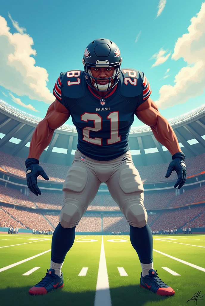 I would like you to make a collage about Richard Rios, He is a football player