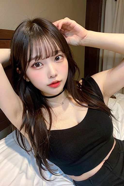 Japan woman in school swimsuit、brown haired、(tiny chest:0.75)、huge areolas、(((areolae slip)))、((puffy areolas))、((sideboob barbosa))、(((collars)))、Cleavage mole、hason、japanaese girl、Gorgeous young woman、Beautiful young woman、asian girl with long hair、Young adorable Japan face、Portrait of a female Japan idol、A Japanese Lady、messy hair style、Popular Korean Makeup、 popular south korean makeup、A city scape、natta、(8k、RAW Photography、top-quality、masterpiece:1.45)、(nsfw:1.25)、ulzzangs、ulzzang -6500-v1.1、pureerosface_v1、