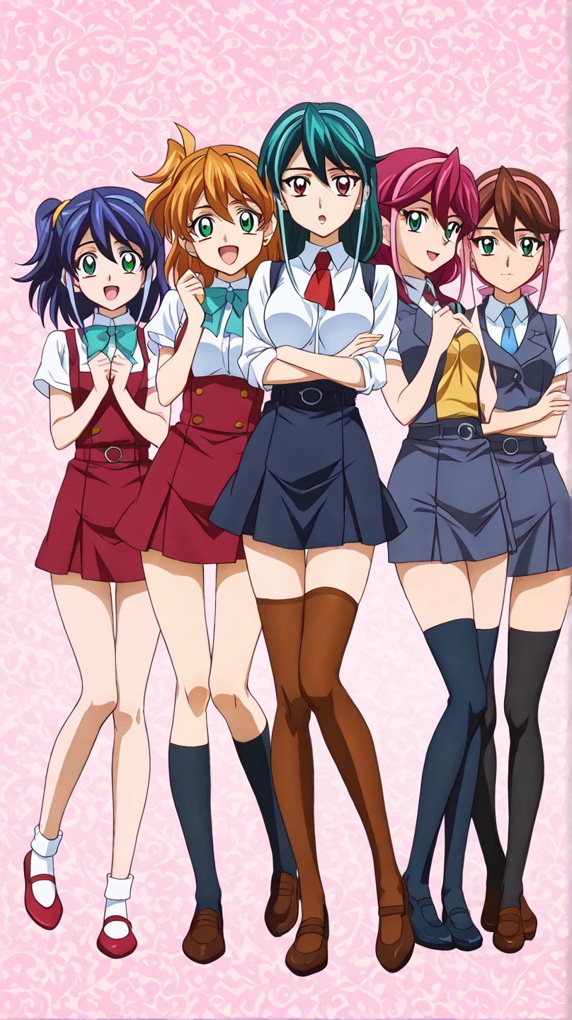 Six people, 6 Girls, Onodera Kosaki, Pussy,Spread your legs,Avatar,Cyberspace, Nipples, naked,smile, View your viewers, sketch, got it,, 2D, Anime Coloring,, Jagged lines,Nipples,,Pussy,,,Show your crotch,Sailor suit,Pleated skirt,