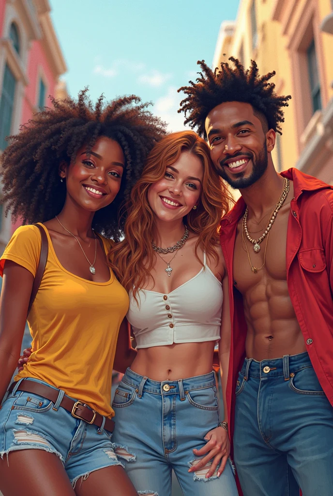 4 strong people, one of them Black