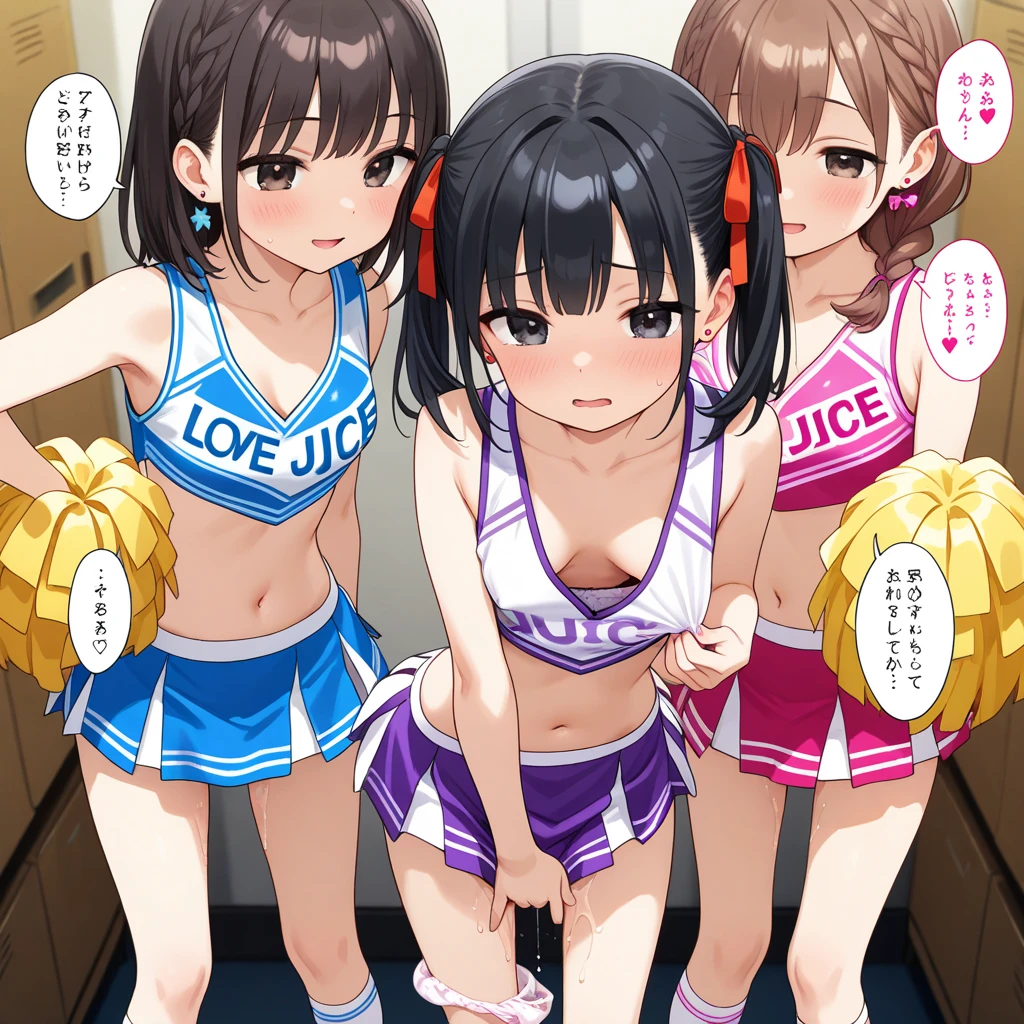 unity 8k wallpaper, anatomically correct, (((masterpiece))), (((best quality))), (((ultra detailed))), (((high-resolution))), ((super fine illustration)), ((Ultimate cutie)), ((detailed beautiful face)), perfect hands, perfect finger, (((good anatomy))), BREAK, multiple girls, lovingly gaze, harem, group picture, , (potbelly), (Curve), medium breasts, ((thick thighs)), Shiny hair, (((coquettish smile))), (((blush))), BREAK, Adidas, Sleeveless collared Volleyball Uniforms, ((wristbands)), BREAK, (Hold the beautiful spherical 6-inch volleyball), ((Sweat)), (perspired), (Heavy breathing), in gymnasium, in volleyball court, depth of field, strong light, cowboy shot,,