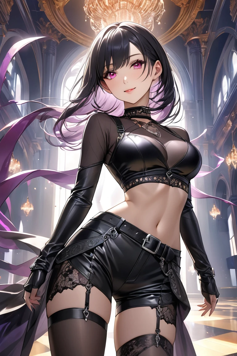 Lovely loli Elf,(((small loli,tiny small body,small))),(((6 years old))),((anime Elf with extremely Lovely and beautiful Black Hair)), (((Elf))), (((Elf ears))),
(((flat chest))),((((Black Hair:1.35,messy Black Hair,Double ponytail hairstyle, short Black Hair,Colored undercoat,Breathe through your ears)))),(((purple_Eye:1.3))),Wheels within wheels Eye,beautiful detailed Eye,symmetrical Eye,big Eye:1.5,(((skin shiny:1.5,Bright skin: 1.5,dark tanned skin,shiny skin,very shiny skin,Shiny body,Plastic Glitter Leather,exaggerated shiny skin,Skin glow))),(Detailed body,(Delicate face)),
Lovely,debauchery,,Bold,(((National Foundation))),
Absolutely great opportunity,Revealing clothes,Showing skin,(((Sexy black fur coat, Black fur coat with, Wearing a black fur coat:1.3,black winter coat))), ((purple mini-skirt,(School Lattice),purple school mini skirt with furry edge,可见丁字裤bring)),((bring)),(Black gloves,Sexy clothes,Half naked,with small black and purple clothing,((((raw edge clothing)))),(((Wheels within wheels outfit,Wheels within wheels clothes,Embroidered Clothes,Gorgeous clothing))),
(Dynamic poses:1.0),Awkward,(Center,Scale to Fit,Rule of Thirds),
((Cedar forest at night)),heavily clouded,winter,landscape:1.25,((Snow forest background)),Christmas tree,
High resolution,Clear focus,(Super detailed,Very detailed),(Realistic artwork:1.37),(Very detailed CG unity 8k wallpaper),(((Vibrant colors,Vibrant Theme))),(Wheels within wheels),(masterpiece),(best quality),(((Crazy breast swelling)))((Very large breasts)),((Grooves reveal original skin))