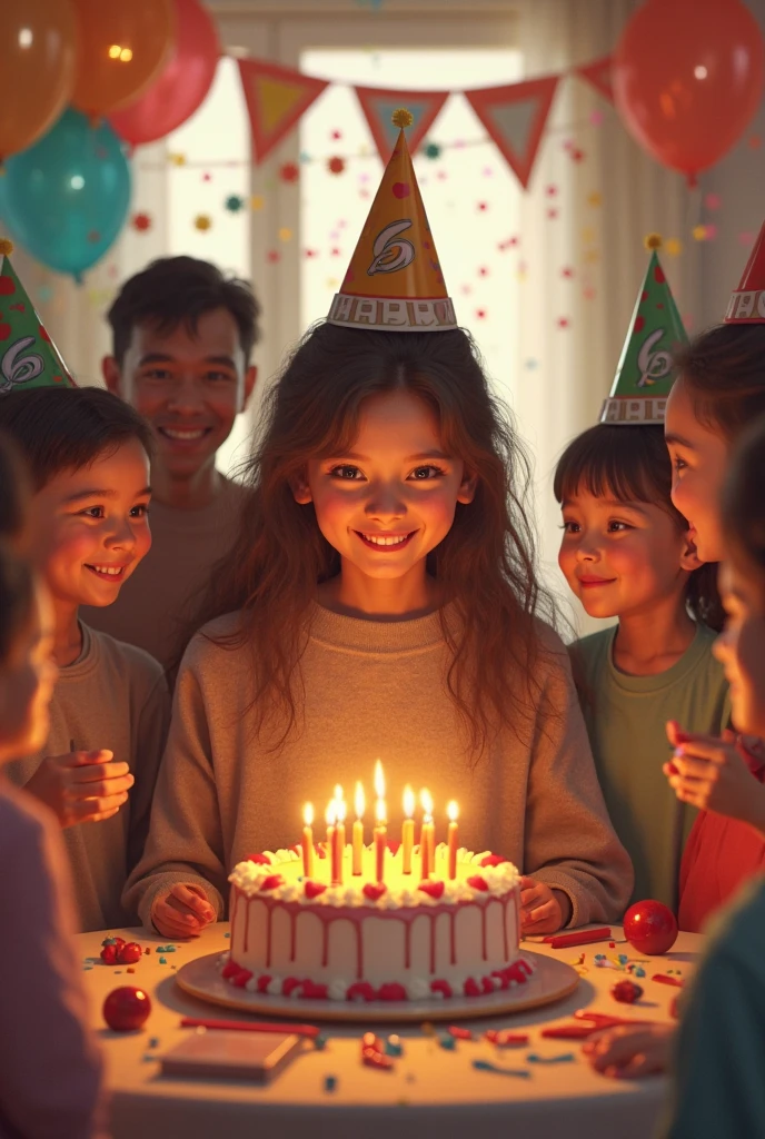 Birthday cake for adults and children