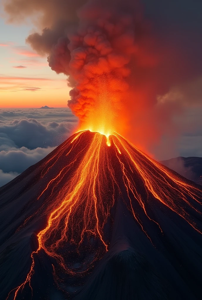 Mount Arafeld,A cloud of smoke and lava rose from it, erupting volcano in distance, erupting volcano, a volcano erupts, volcanoes, active volcano, a volcano erupts, volcano exploding, volcano setting, volcanoes, volcano in background, horizon of an erupting volcano, volcanoes, volcanoes, volcano background, volcanoes, erupting, mount doom, dark volcano background