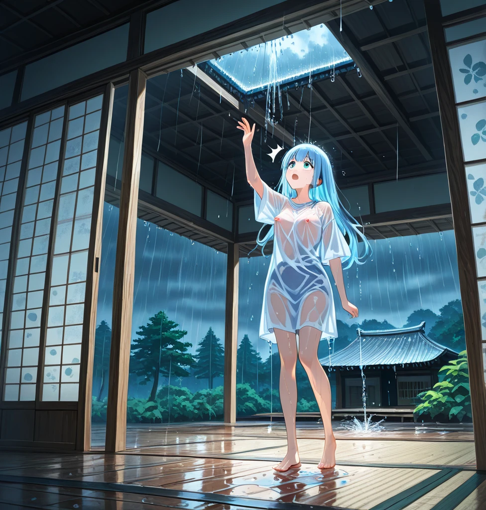 moody artistic masterpiece of a perfect body allure big breasts Lalisa. Surreal photo rendering by AesticV. nsfw. (enchanted and whimsical art style: 1.4). soft translucent art blend dress, sexy design. rockets. strange water fall in theme room. high detail. soft leather detail. 8k, uhd, photorealistic. cute artistic ground pose pose. accurate anatomy.