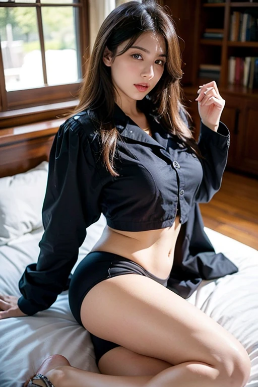 18 yo girl, (tmasterpiece: 1.4), (8k, Realiy, RAW photograph, Mejor calidad: 1.4), Japoneses, (1 girl in), Cara hermosa, (Caras reales: 1.4), (Cabello caramelo, Pelo largo blanquecino: 1.3), Peinados, Ojos azules realistas, hermosos ojos detallados, (realskin: 1.3), Pieles hermosas, atractivo, ultrahigh resolution, Ultra foto realsisim, K HD, the golden ratio, (Cara detallada: 1.4), (Actors from Japan: Haruna Kawaguchi),red translucent lace bra,vistiendo una chaqueta roja de bombero, con pelo corto y negro,Soaked red translucent panties,NSFW,El grande,Big butt emphasis,The nipple areola has a clear shape,gaze at the camera,Sit on a bed,gran cantidad de esperma masculino encontrado en la piernaLa forma de los genitales es transparente y transparente.,Empapado de sudor,Poses lascivas(Doblar las rodillas y las piernas abiertas)