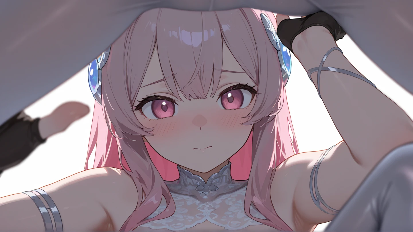 ((kinako (shiratama mochi) style)), mika_\(blue_archive\), poolside, (masterpiece, top quality, best quality, official art, beautiful and aesthetic:1.2), (1girl), extreme detailed, bukkake, colorful, highest detailed, official art, unity 8k wallpaper, ultra detailed, beautiful and aesthetic, beautiful, masterpiece, best quality, glitter drawing, nude, topless, nipples, stomach, mika, halo, sleeveless, bare shoulder, pink hair, side bun, long hair, smiling, large breasts, angel wings, wet body, night sky, fellatio, penis, licking, pov, tongue out, long tongue