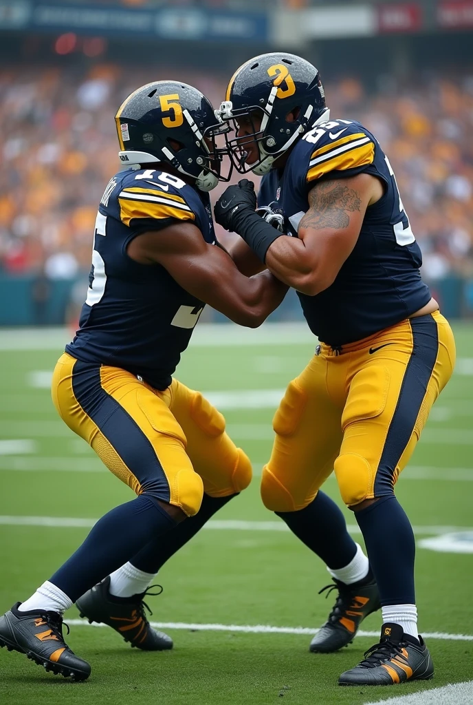Realistic Professional photography, large nude football team of men covered in tribal tattoos, squatting down, bending over, spreading legs, showing open assholes and big butts, sitting on the penises of African American hairy bearded middle aged football players laying on the ground with penis up , engaging in intense anal sex orgy.