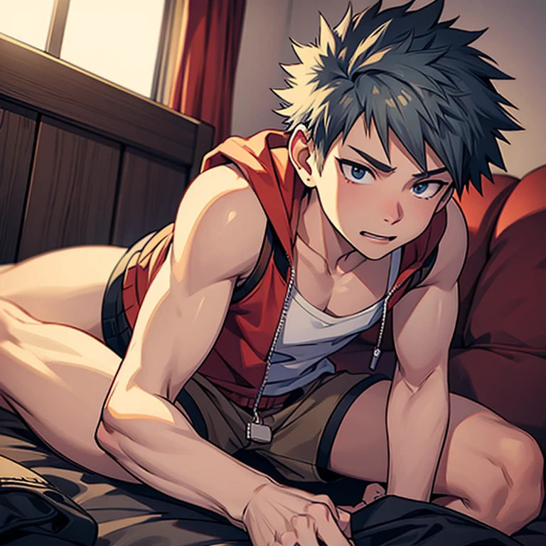 (masterpiece, best quality),Male children,nakeness,A young boy with,younge boy,???'s face,Cold,infancy,Young age,Short round face,Flat chin,infancy,(???'s face),spread their legs,Pink belly hair,Pink chest hair,Pink pubic hair,Young age,Flat chin,Fine face in detail,White men's briefs,musculous,pink short hair,Bright Hair,White eyes,Keep your eyes wide open,nakeness,White briefs,White briefs,Pectoralis abdominal muscles,Strong and well-developed muscles,bright,Bright and vivid colors,(depth of fields:1.2),Positive audience,looking at viewert,spread their legs,the night