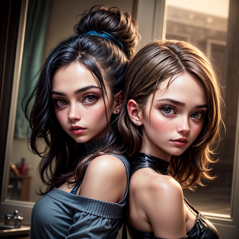 (obra maestra: 1.3), (8k, fotorrealista, foto RAW, mejor calidad: 1.4), (1girl), Hermosa chica adolescente , chica europea , 15 years , brown light hair ,cabello largo: 1.pony tail, ojos azules , hermosos ojos detallados, (piel realista), piel hermosa , pecas en mejillas y nariz , ropa deportiva, ultra-high-resolution, detallado, cuerpo delgado ,hermoso cuerpo de mujer adolescente , Lynn loud , adolescente hermosa