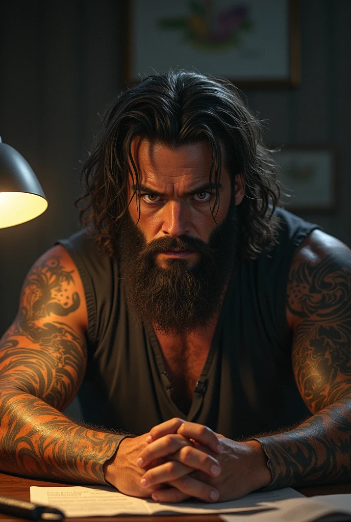 Lobo,capa Lobo,Ruan Jia,Daeni Pinho,Darkgem,Dimwitdog,antro de lobo macho musculoso, (Rosto detalhado), (pelo fofo detalhado)