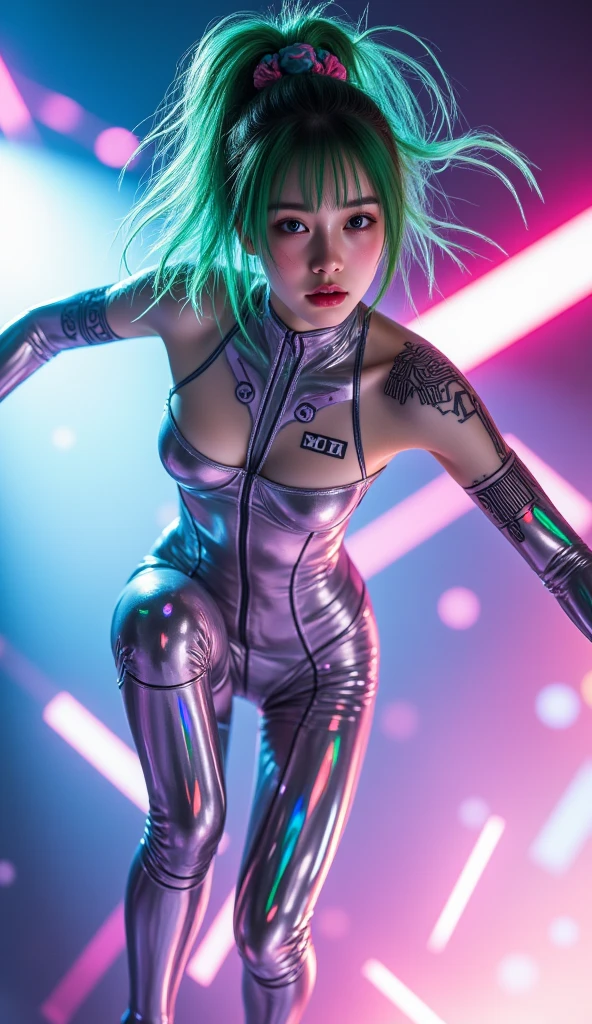  perfeita realista bonita, Novo, (((1girl))),((Extremely cute and cute realistic liquid hair dye girl showing breasts)),(perfect butt)

seios picudos, (seios grandes:1.4),Sagging Tits,short hair,(((Liquid hair dye:1.1,cabelo roxo neon|cabelo rosa neon|cabelo azul neon|cabelo aqua neon|cabelo roxo|fuchsia hair|cabelos azuis fluorescentes|cabelo de ametista|cabelo neon|cabelo rosa brilhante :1.5,cabelos brilhantes: 1.3,cabelo feito de tinta e desafia a gravidade,fluxo espesso,Splatter de tinta:1.3,cabelos brilhantes: 1.3,cabelos coloridos vibrantes))),((Heterocromia,olho1 roxo,Olho2 Rosa,olhos virados para cima:1.3,olhos perfeitos,belos olhos detalhados,rainbow glows ultra-detailed deep pink purple eyes:1.1,gradient eyes:1,belos olhos finamente detalhados:1,symmetric eyes:1,grande destaque nos olhos:1.2)),((gordura)),(((pele lustrosa:1.5,pele brilhante: 1.5,pele bronzeada,pele brilhante,pele muito brilhante,corpo brilhante,plastic glitter skin,pele brilhante exagerada))),(abdome inferior da aranha,cintura estreita,quadril largo,corpo atletico,pernas infladas,delicados dedos detalhados,corpo detalhado,Detailed arms,human hands,(rosto detalhado)),

Pescador,sacanagem,sedutor,Erotic,((((NSFW))))

(((liquid paint clothes,clothes made of liquid paint))),Peito Inferior,with liquid paint micro clothes,pintura corporal, pingando tinta,(roupa detalhada,roupas detalhadas),Tiny liquid flossing pain,pernas Novos,

(dynamic pose:1.0),foco apenas,Embarrassed,Centrado,scale to fit dimensions,

ao ar livre,((vista noturna)),(muito bonita cidade neon synthwave,cyberpunk rua noturna Fundo:1.5,dim sky,nuvens espessas),((neon lights)),(Estilo cyberpunk,neon lights, (fundo do tema synthwave), Lonely Street),(((Antecedentes detalhados:1.25))),

(best quality),(high resolution),(sharp focus),(Ultra Detalhado),(extremamente detalhado),(extremely high quality artwork),8k_papel de parede,(CG 8k extremamente detalha