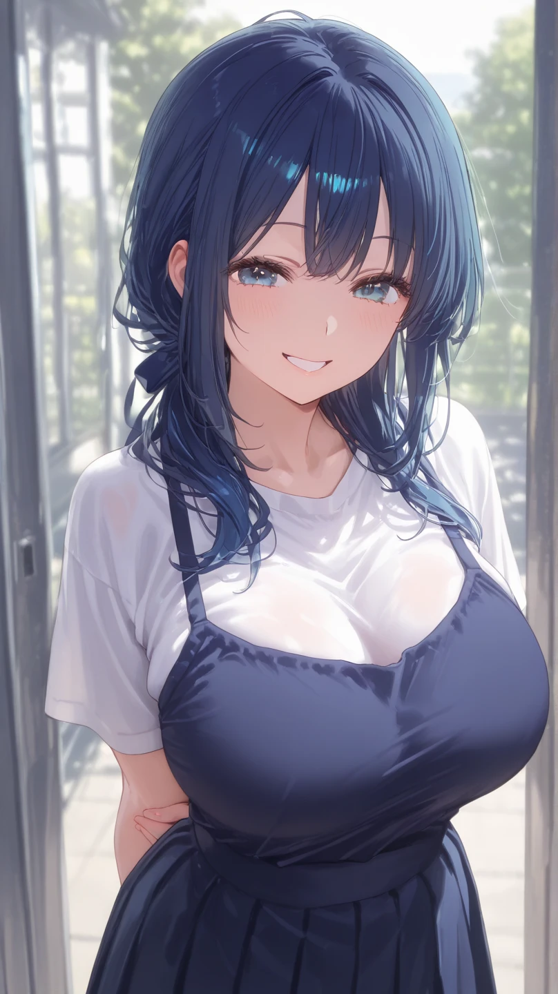 pokémo、big tits milf、big tits milf、big tits milf、water lily mom、Water lily and water lily&Sui&#39;s guardian、Deliver ingredients to Aina Shokudo、blue eyes、blue hair、freckles、hair ornaments、long hair、flowing bangs、(Pupil 1.5)、BREAK blouse、ブルーskirt、bracelet、clavicle、dress、gem、ロングskirt、shirt、short sleeve、skirt、白いshirt、BREAK Viewer、The hairstyle is a single knot.、The tied part looks like a ship&#39;s anchor.。whole body、(cowboy shot:1.5)、BREAK indoor、BREAK (master piece:1.2)、highest quality、High resolution、unity 8k wallpaper、(An illustration:0.8)、(beautiful eyes:1.6)、highly detailed face、perfect lighting、highly detailed CG、(perfect hands、perfect anatomy)、