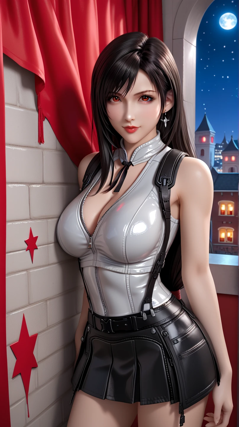 momiji, 8k cg, flawless, masterpiece, solo, 1girl, embarrassed, (angry:0.5), casino, rich, night dress, necklace, earring, big breast, cleavage, face focus, gleaming skin, elbow gloves