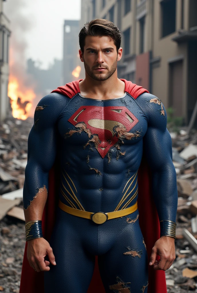 Antony Starr <lora:Antony_Starr-000003:1>, superman outfit, by justin gerard and greg rutkowski, digital art, realistic painting, dnd, character design, trending on artstation