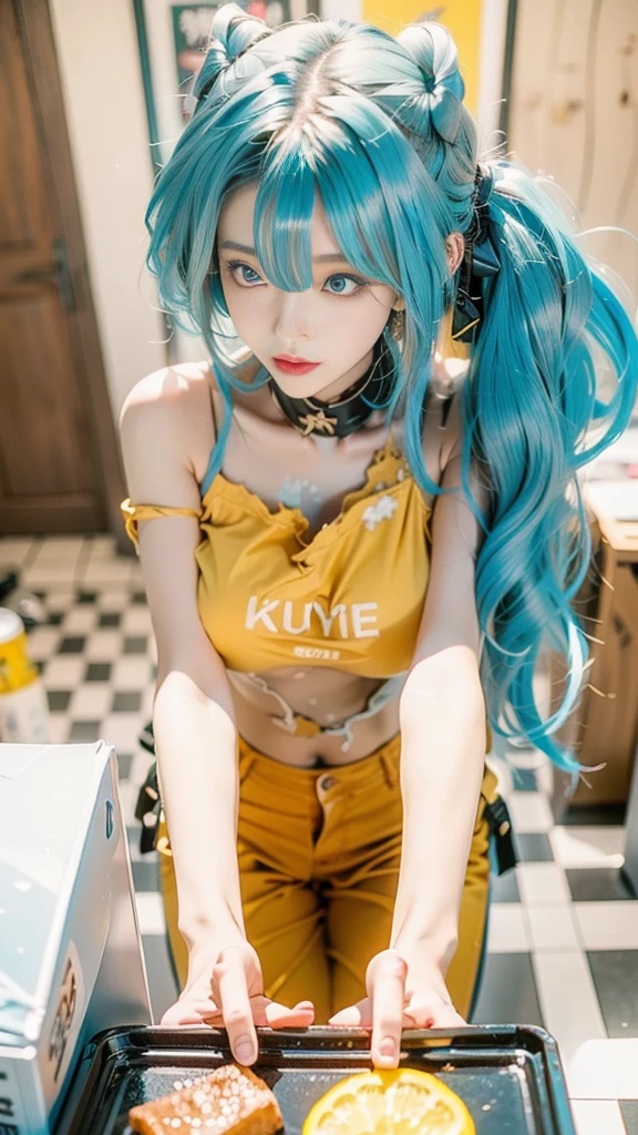 ((big breasts)), 1girl, solo, long hair, looking at viewer, smile, hat, hair between eyes, very long hair, blue hair, multicolored hair, upper body, pink hair, heart, detached sleeves, pointy ears, pink eyes, streaked hair, nurse, nurse cap, (masterpiece,best quality:1.5), "Photorealistic, Hyperrealistic, Hyperdetailed, analog style, soft lighting, subsurface scattering, realistic, heavy shadow, masterpiece, best quality, ultra realistic, 8k, golden ratio, Intricate, High Detail, film photography, soft focus", head rest,