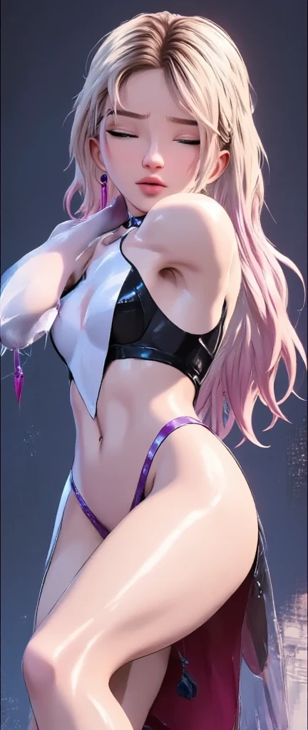 (8K, 4K, Best Quality, High resolution: 1.2), (Masteristic, Realistic, Photoreal: 1.4), One Woman, Solo, Beautiful face, she is smiling、Shining Lipin Eyes, Beholder, Fair skin, White skin: 1.5), fine complexion, Full body white Esbian,, Big, Big,  ridiculously long hair, purple color  hair,, Bangs, Hair ornaments, with two sides up,, 年轻, White T-back、s asack-view、T-back that digs into the buttocks、She just wears a thong in return、big butts、Long tights、Colossal tits、H-cup、Exposed nipples、Horns are growing、It emphasizes your butt、she is the devil、A tail grows from the coccyx.、Scruffy nipples、Obscene、She wears nothing but white underwear