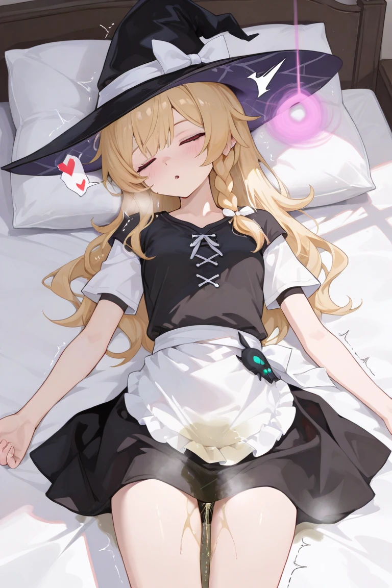 Female、clementine'deformation、fold both arms、Crazy Eyeouth closed、Anime Drawings、Cute、Blonde Hair、Deformation、Female Adventurer、Breast plate、Draw a dot in the center、Lolita-like, naked portrait, nude photography, shiny nipple, show armpit