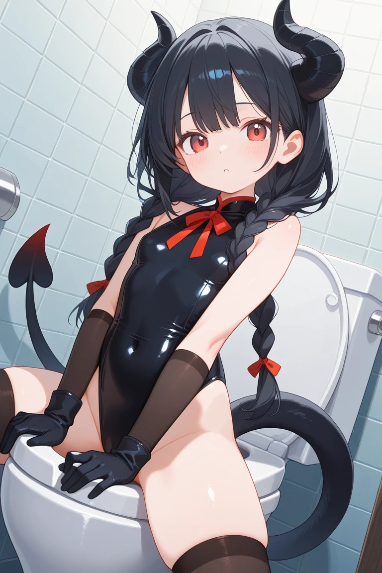 A girl is trapped in a locker and attacked by tentacles entering various holes in her body.