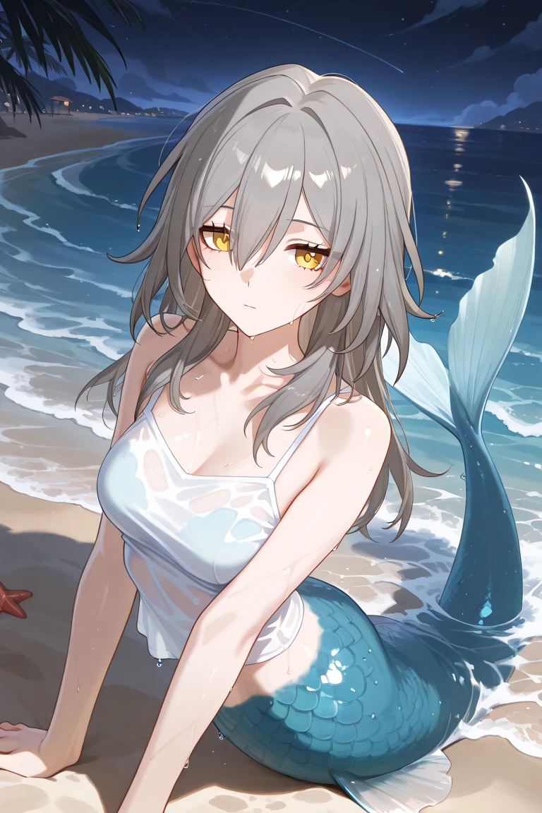 1girl, delicate face, flat chest, white skin, marshark, (best quality,4k,8k,highres,masterpiece:1.2),ultra-detailed,(realistic,photorealistic,photo-realistic:1.37),intricate details,exquisite,elegant,serene expression,serene expression, soft lighting,warm color palette,cinematic composition