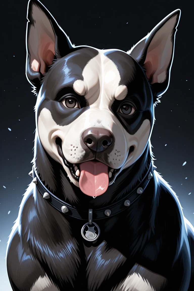 Minimalist vector, skull dog --auto --s2