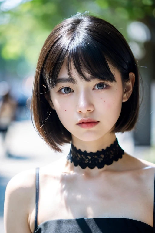 Best Quality Detail:1.2, realisitic, 8K UHD, hight resolution, 1girl in:1.2, The ultra-detailliert, High quality textures, intricate detailes, detaileds, Very detailed CG, High quality shadows, Detail Beautiful delicate face, Detail Beautiful delicate eyes, depth of fields, Ray traching, in her 20s, Pretty Kpop Girl, Korean Urzan Face:1.1, Slender face, ulzzang -6500-v1.1:0.6, pureerosface_v1, gloweyes, teak, Glossy lips, perfectbody, a choker、cleavage of the breast、 Brown hair、poneyTail:1.1, Street, Particle, look at viewr, Photorealsitic:1.4, ultra-detailliert, photos realistic, 4K 8K UHD Full Color RAW Photos, Fuji Film(Medium format:1.2), Hasselblad:1.2, Carl zeiss:1.1, Incredible dynamic range photography(UTIL_Art by Smoose-768:1.1), hight resolution, High pixel count, clear details, crisp image, Natural color reproduction, Noise Reduction, High fidelity, qulity, Software Improvements, Upscaling, Optimized algorithms, Pro-level retouching、((Shibuya, tokyo prefecture))、On the way to shopping、((Fashionable clothes with a very high design))、Casual Tracksuit: Sporty and casual tracksuit、Fashionable style