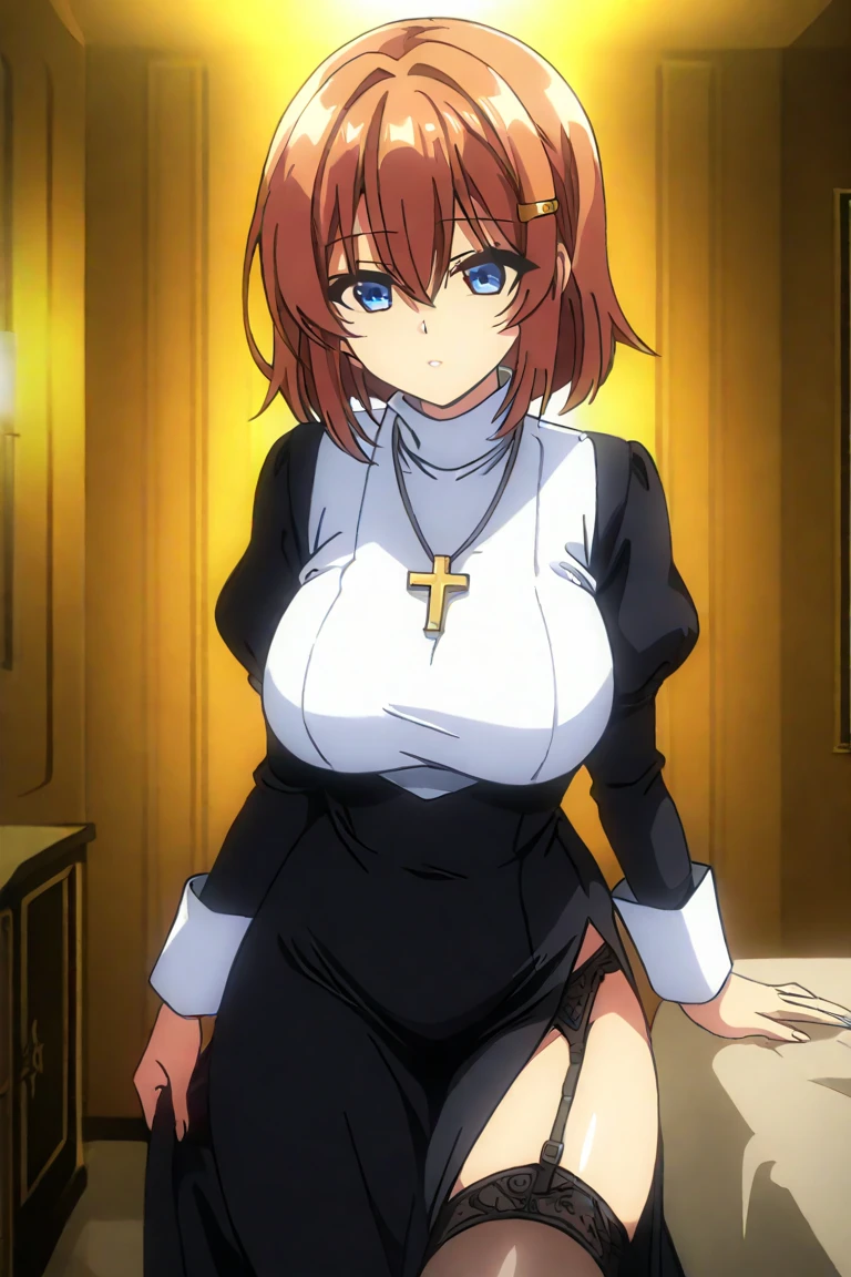 {artoria pendragon_fate ubw:1.15},(((dark red hair:1.5))), ((detail beautiful dark blue _eyes:1.5)), , ((Strong light )) , ((1 very tall girl:1.6)),, alone,((very surprised eyes:1.7)), hair between eyes,,, bare shoulders,, cleavage, thighhighs, ((( very long straight hair:1.5 ))), ((topless :1.8)) , beautiful light, , close up face:0.5, detail navel , detail thin thigs, , ((Legs trembling:1.6)),
((kneeling on liquid:1.8)), ((( trouble eyebrow ))), break ,((nude:1.7)) ,
nsfw,(ecstasy:1.8) ,(slut:1.6),(vulgarity:1.7),(fucked silly:1.8),(steam:1.5),(wet:1.8),(trembling:1.5),(((Twisting the body:1.5))) ,(drooling:0.6),(sweat:1.5),closed mouth:0.8, wince,(orgasm:1.7), trembling:1.8, beautiful upper body, Beautiful body, beautiful character design, perfect eyes, Perfect face, expressive eyes, ,(church:1.5),in the center of the image, official art,High Definition CG Unity, Perfect lit, bright_front_face_lit, ,(Highest_quality:1.0),4k,Super detailed, photograph, 8K, nffsw, High resolution, absurd:1.2, kodak portrait 400, film grain, Lens flare, (lively_color:1.2) (beautiful, large breasts:1.4), (beautiful_face:1.3),(narrow_waist),((blush)), ((detail nipple)),,saber, dress,