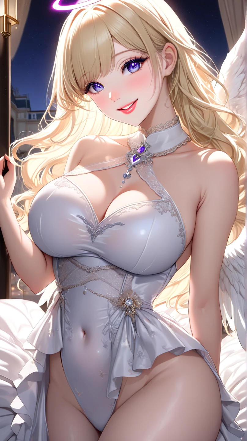 最高のmasterpiece、beautiful美しさ, 3D 2D, rich, blonde, skirt, stockings, High heels, star、(Highly detailed CG Unity 8k wallpaper),(masterpiece), (最high quality), (Very detailed), (Best Work),(Best Shadow), (sharp eyeliner, eye shadow, fine eye:1.1), (超High resolution,Realistic,最high quality,Realistic),(RAW Photos,最high quality),Mature Woman、Sensual curves、Huge breasts、Thighs, Very detailed, full body shot, Mature Woman, beautiful女性, Captivating smile, Thick lips, plump唇, blush, Looking at the audience, Provocative expression, beautiful髪型, Cleavage, plump、Curvy Hips、Attractive face、An inviting gaze、Expressing emotions、(((Erotic dresses)))、Standing position、Gorgeous Accessories 、Busty women, Blonde, colored feather, metal ornaments, colored Flowers, particle, Light, (masterpiece, 最high quality, 最high quality, Official Art, beautiful and aesthetic:1.2), Very detailed,(Fractal Art:1.1),(colorful:1.1)、(Flowers:1.3),Most detailed,(((Moderate exposure))), (Dynamic pose), (Abstract background:1.3), (Shiny skin), (Many colors :1.4),(Earrings:1.4), (feather:1.4) Very detailed, 30~40 years, full body shot, beautiful 、Various Hair Styles,Gold headband,Ample breasts,beautiful butt,Greek clothing,Tulle covers the chest,Perfect balance, Costume details Details,cinematic Lighting, High detail, high quality, High resolution、Openwork decoration,(((colorfulな最高級ドレス)))、(((解剖学的に正しいbody))) , 最high quality, Very detailed, Lift your butt, Cowboy Shot, blush, (((1 girl))), (masterpiece:1.3), (High resolution), (8k), (Very detailed), Perfect Face, Nice eye and face, (((最high quality))), (Very detailed), detailed face and eye, (alone), High resolution、beautifuleye,(((Sexy pose)))、(((Shapely large breasts)))、((beautiful eye))、luxury、(((超High resolution)))、(((Detailed Description)))、(((ぽっちゃりbody型)))、(((解剖学的構造に一致したbodyの部位)))、beautiful長いまつ毛、バランスのとれたbody型,The legs and arms are just the right size、Fishnet tights、glamorous、(((Clear white and black eye)))、lipstick、Sparkling、(Undistorted face, eye, body)、jewelry、gem、(長くカールしたbeautifulまつ毛)、(((バランス良いbeautiful胸)))、(transparent, Exquisite skin:1.2)、(((完璧なglamorousボディー)))、Actress's face、Super beautiful、Cute Smile、Healing beauty、Flower Shower、(((完璧なeye)))、Realistic depiction、Super sexy、Shiny、glamorous、double eyelids、Excellent shadow correction、(((ぼやけていないeye)))、(((plump face)))、Cute Face 、(((Shiny輝く肌))) 、(((Gorgeous long dress)))