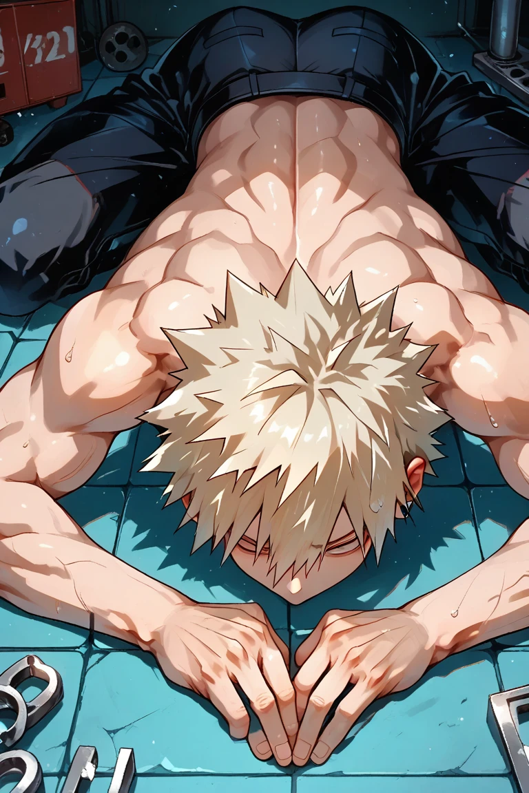 ((masterpiece, best quality, more detail)), ((1man)), A 22 year old man, holding a beach volleyball in both hands below , Lean to the left , View from bottom to top