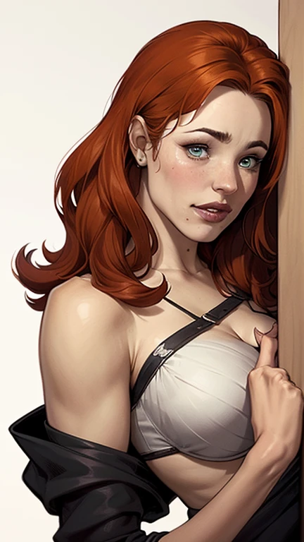Character style illustration style completely naked breasts showing big fear breast size Cartoon name: Isabella Cruz white background medium breasts face with freckles Liv Rundgren Tyleractress strong contours Physical description - long straight hair, tingidos de um marrom vibrante que contrasta com sua pele clara.
- You reflect a mix of curiosity and determination.
- Ela tem uma estatura baixa, with a slender and agile figure, evidenciando sua agilidade e destreza.
-fundo branco
Design de personagens de retrato, beautiful digital illustration, retrato de alta qualidade, Arte em quadrinhos, Corpo inteiro sensualizando ou pelada. folha de retorno. Turnaround sheet