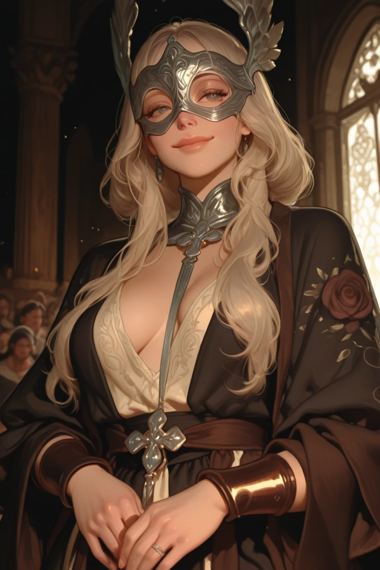score_9, score_8_up, score_7_up, blonde hair, purple eyes,solo, girl,medieval fantasy sexy armor,holding a weapon, naughty_face,sexy body,skindentaion,big clevage, sweat,perfect body proportions,big cleavage, ,detail background, fantasy streets medieval,wolf tail, wolf ears, torn fantasy medieval green clothes,