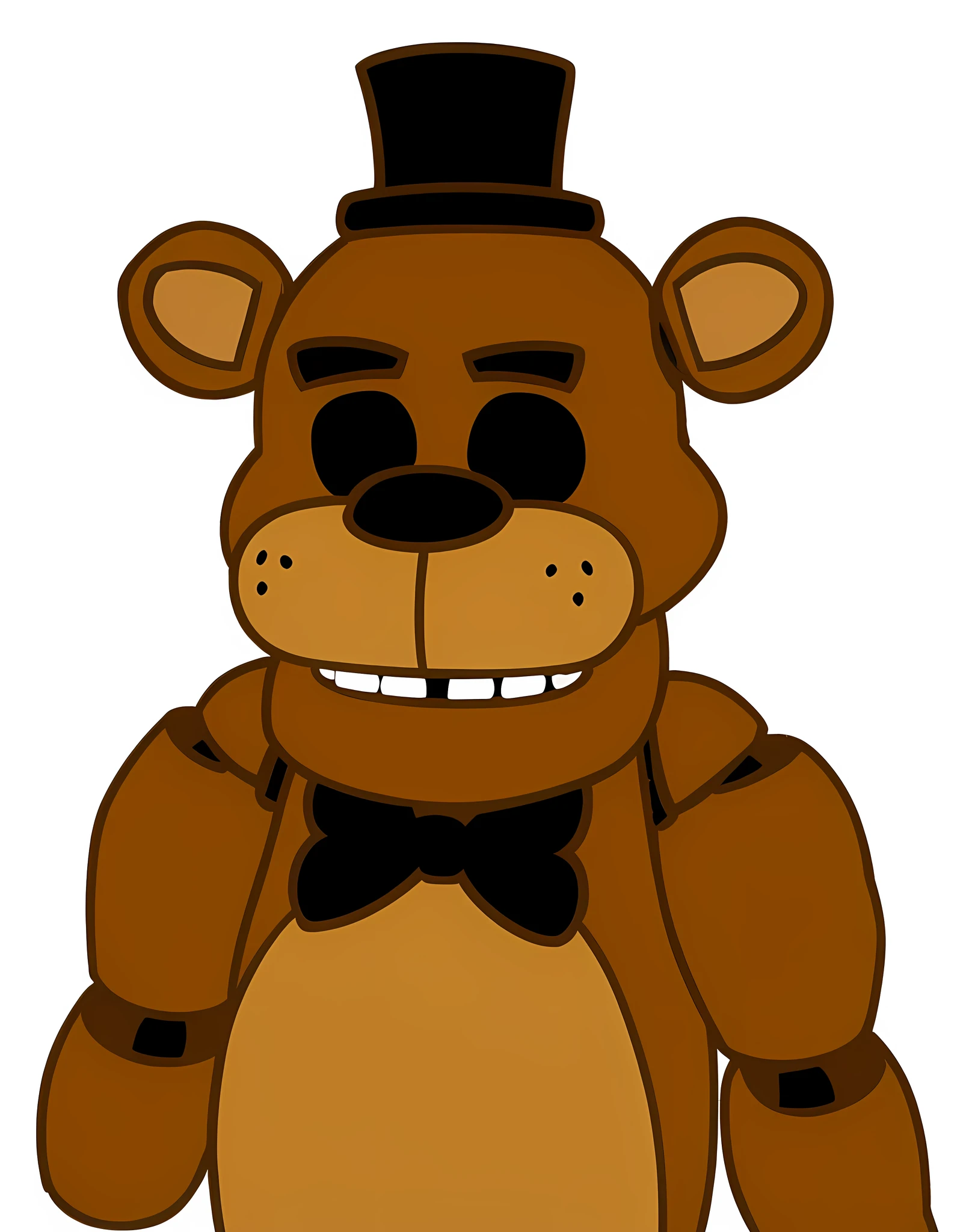 An animatronic scary bear (FREDDY FAZBEAR FROM FNAF )