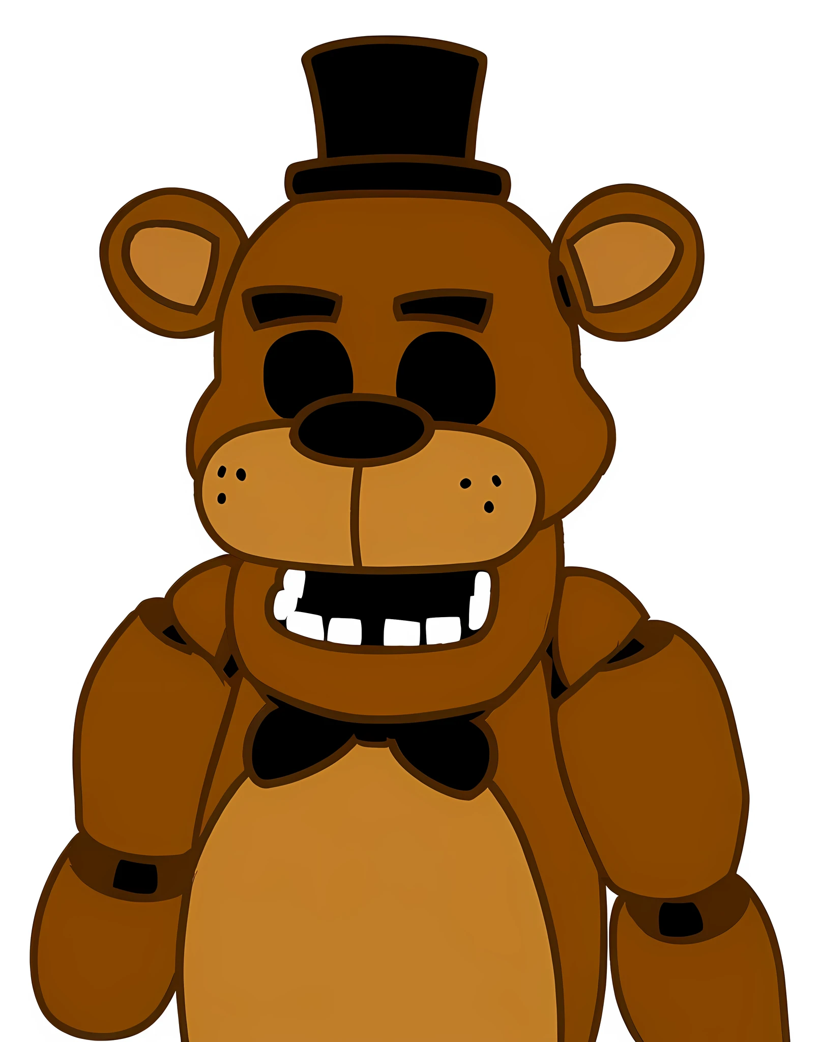 An animatronic scary bear (FREDDY FAZBEAR FROM FNAF )