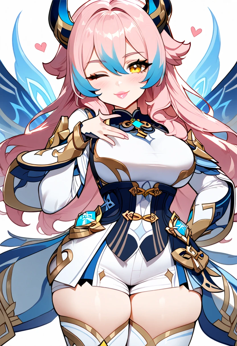 ((Masterpiece)), (best quality), highres, ultra detailed, gradient, dynamic pose, wide shot, golden ratio, super cute girl, (mature girl), super beautiful girl with super cute and sexy face, (super cute face expression), most beautiful warrior girl, with most beautiful shiny violet eyes, very detailed and expressive eyes, super beautiful long green hair, twin tails, very delicate and gorgeous, very delicate and beautiful hands and fingers, wearing a super girly white tight bodysuit, beautiful pink crystal boots, very powerful and beautiful outfit, with a super beautiful magical rod, with beautiful powers, in a divine realm full of combat, mesmerizing and enchanting