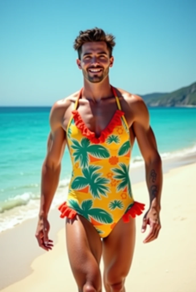 Hot skinny white boy wearing speedo