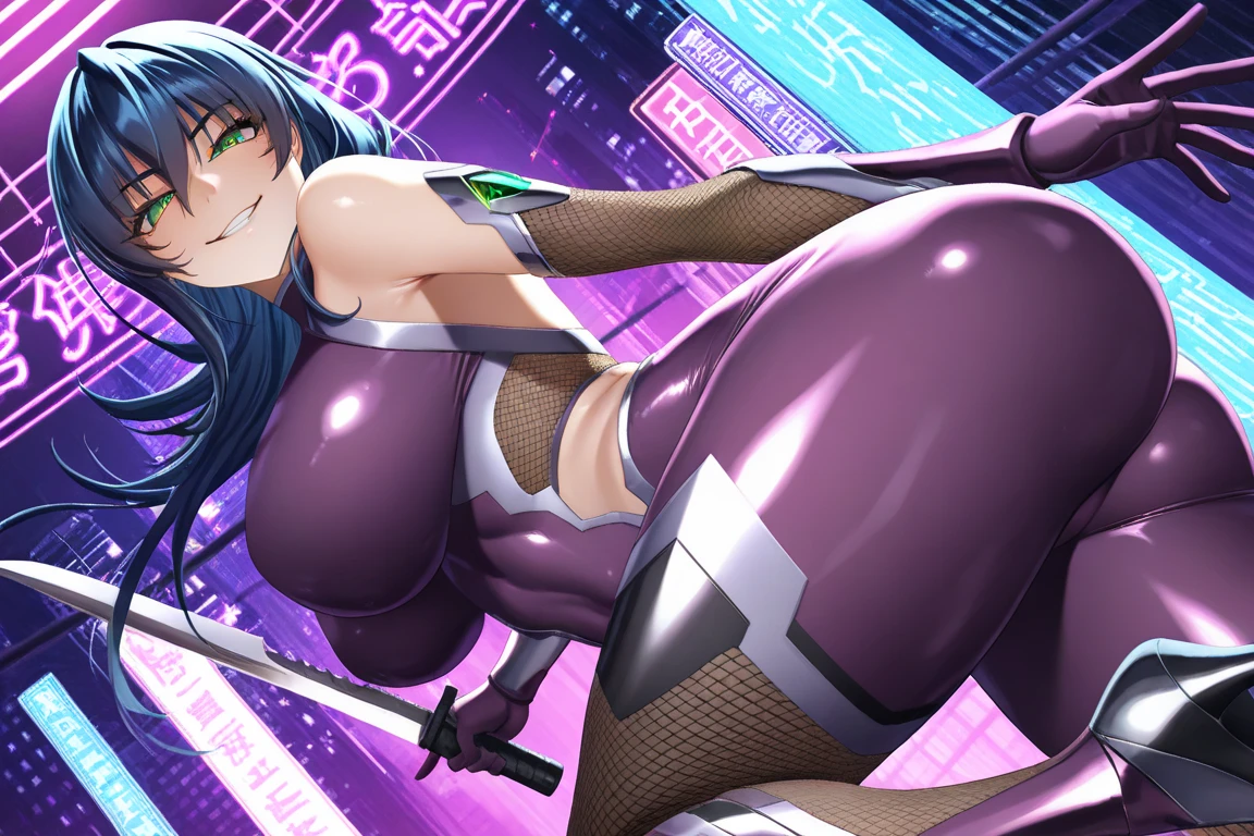 best quality, ultra high res,(photo realistic:1.4), 1 woman, front light, long hair, nipple injection, nipple visible through clothes, (lying), sitting, large breasts, (see-through shiny bondage lingerie:1.6), (highleg:1.4), (bondage:1.4), (revealing transparent red latex grid lady monokini:1.4), dynamic pose, (spread legs:1.2), seductive smile, sideboob, cleavage, upperboob, skindentation, high detailed face, perfect face,looking at viewer, (shiny skin:1.2), (oily skin:1.2), at gorgeous hotel living room, (cyber night city neon view:1.2), looking at viewer,Female,Renegade_Lynx, Tail, female focus, breasts.simple background, detailed, looking at viewer, centered,