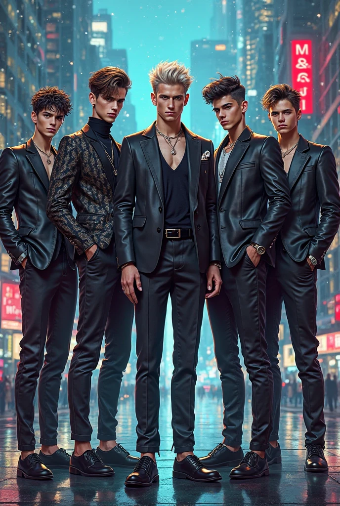 three 20 year old boys, twinks, they are in fashion poses, fashion editorial, bust, the three are together, poses, fashion, photoshoot, faces, bust.