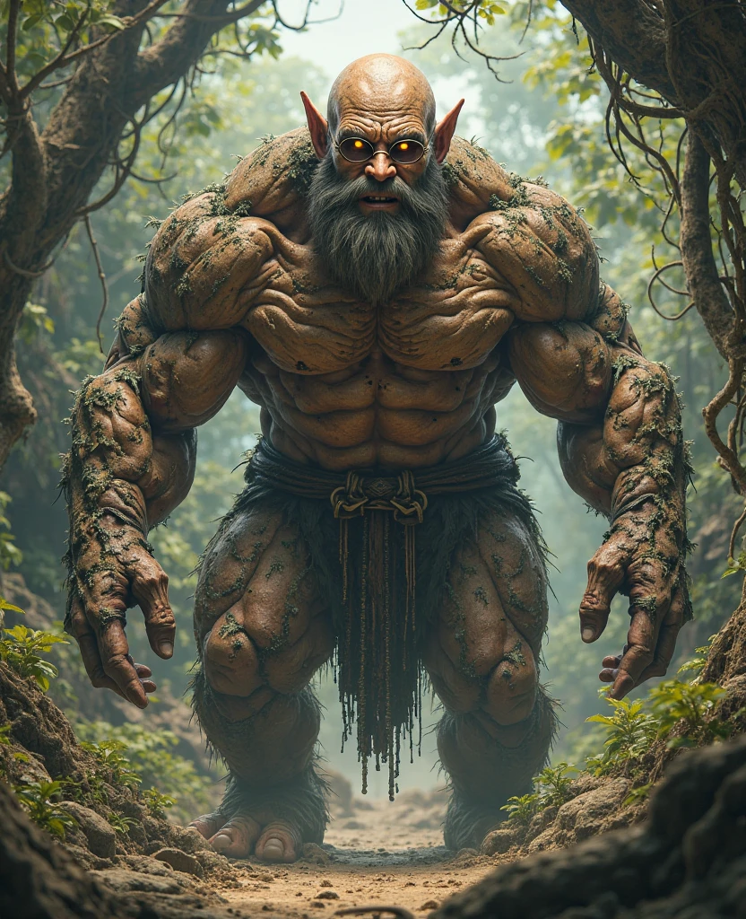 award winning photograph of a Typ A ogre with terrible strength made of alabaster in wonderland, magical, whimsical, fantasy art concept, steampunk, intricate details, best quality, masterpiece, ultra shartp, hyper realistic, realism, sfw, <lora:Type_A_XL:0.8> spiral,