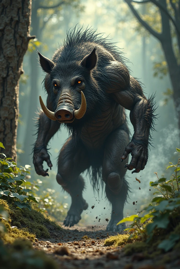 (anthro:1.4),male,(hecat),mature,(muscular:1.2),veiny muscles,(claws:1.1),paws,(standing:1.3),topless,(looking at viewer:1.3),realistic fur,wilderness background,realistic,photorealistic,ultra realistic,8k,(at distance:1.3),(shot from bottom:1.2),full body,fight,(angry:1.2),(demon:1.1),(night:1.1),(forest:1.2),(ambush:1.3),(camouflage in leaves:1.3),strobist,ragemode,wild hair,destruction, naked, masturbating