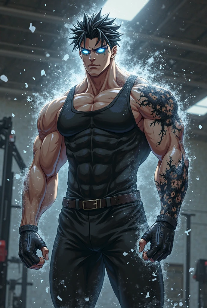1 adult man, male focus, upper body, 
(black white mask, green thick veins, green glowing tubes on arm and head, extremely large muscular man, red glowing eyes, gloves, black tank top, pants, boots, armor)
tagrealisticpencil drawing(sketch:1.2)paintingrough sketch,(line art:1.2),meticulous painting,white papercharacter on paperblack and whiteextra lines,clear lines,shadow