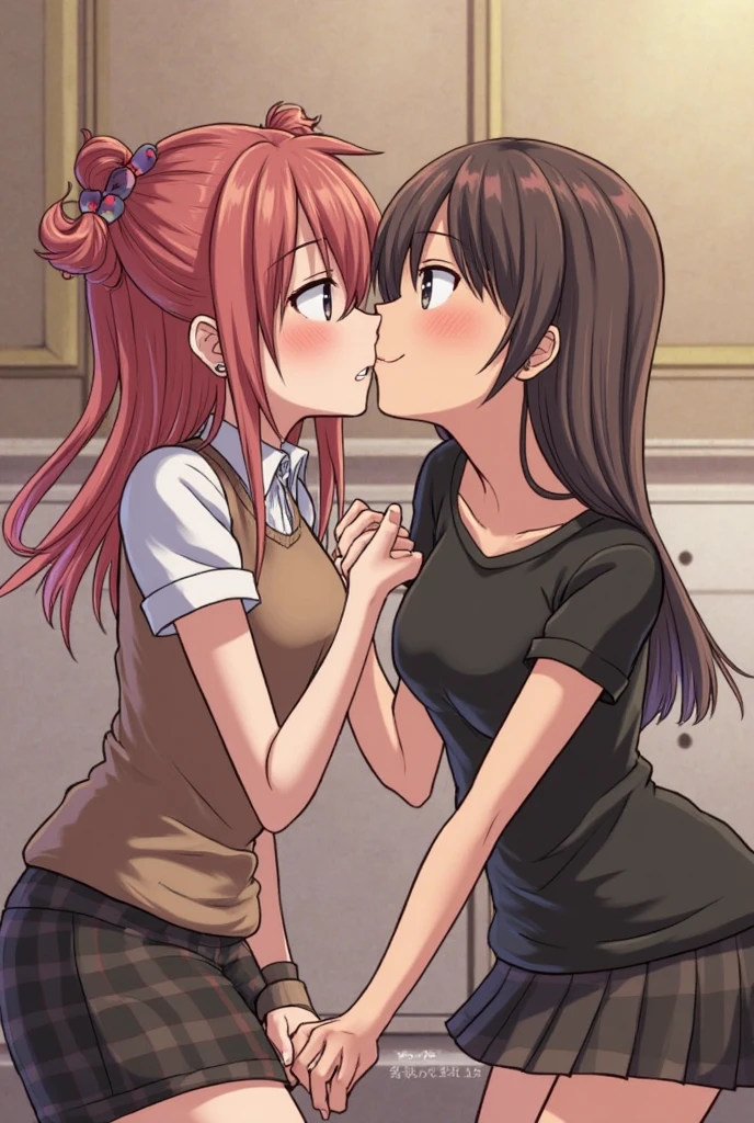 Asuka giving a blowjob