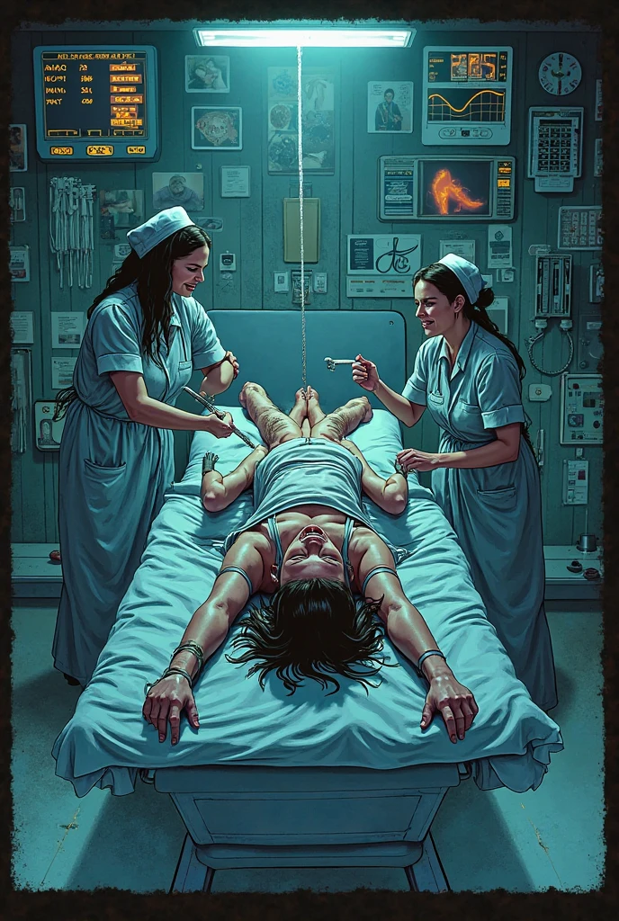digital poster on case study where they identified the victim with some unique identification feature! Content should be in English