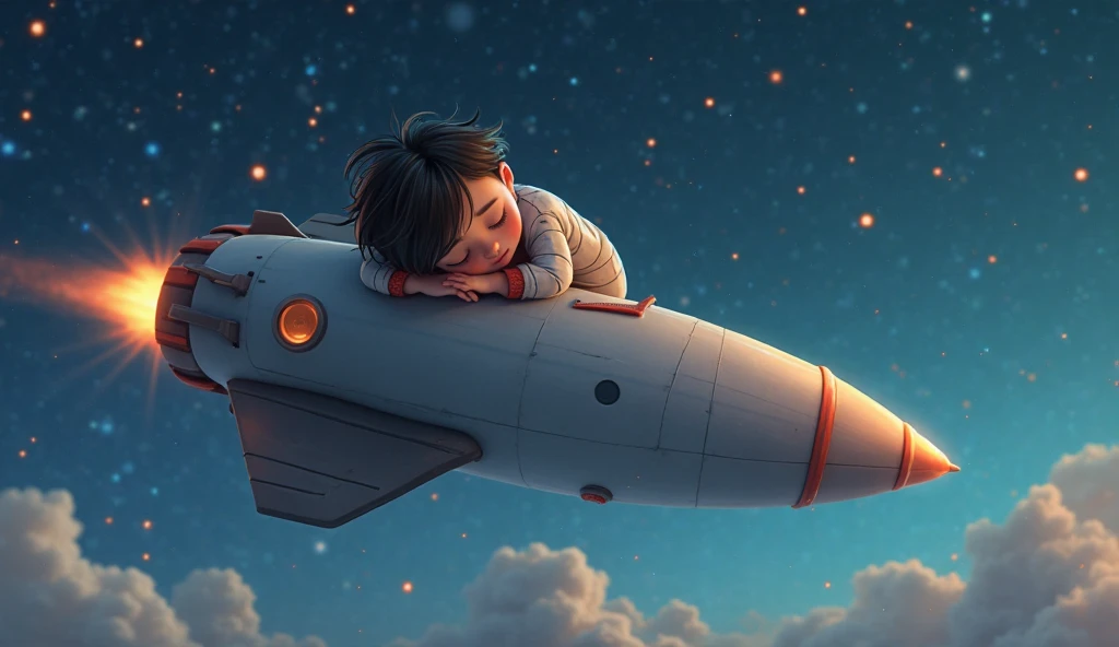 The Beginning of the Journey Once upon a time there was a little explorer named Leo, who dreamed of traveling through outer space. Certo dia, while looking at the bright stars in the night sky, ele decidiu que estava na hora de realizar seu sonho. With the help of your imagination and creativity, ele esperou uma nave espacial feita de caixas de pdesiva.