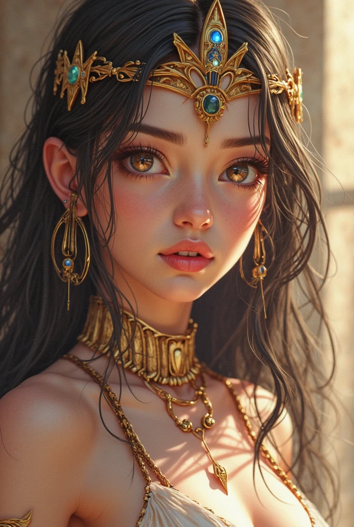 Super Big, Face Close, (hazel eyes), African-Latin style, curly hair, closed mouth, delicate big cheeks, Surrealism, 8k, super detail, masterpiece, best quality, (extremely detailed CG unity 8k wallpaper), (best quality), (best illustration), (best shadow), absurdres, realistic lighting, (Abyss), beautiful detailed glow, detailed face