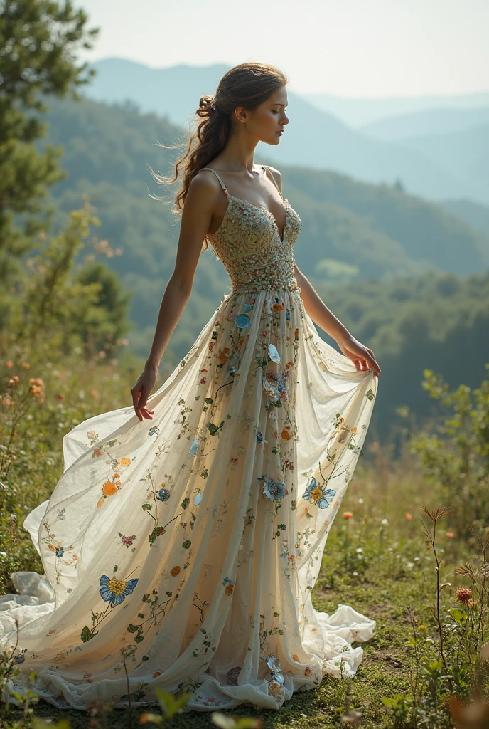 Wedding dress inspired by the Yellowstone series